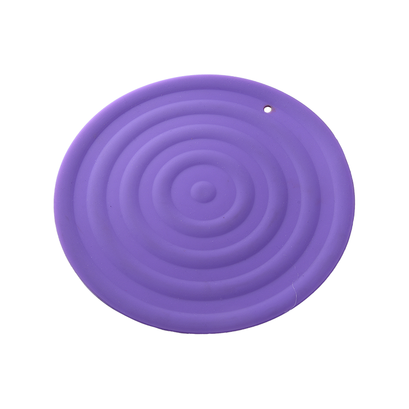 Silicone trivet hot pad round cup mat