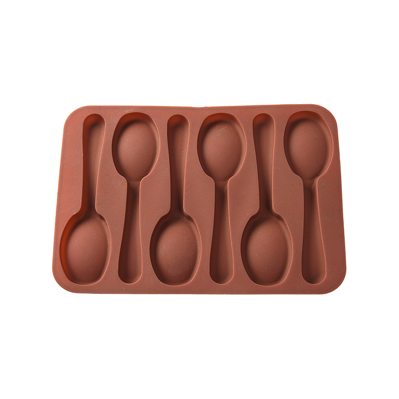 SY6509 silicone chocolate mould/6 cup spoon