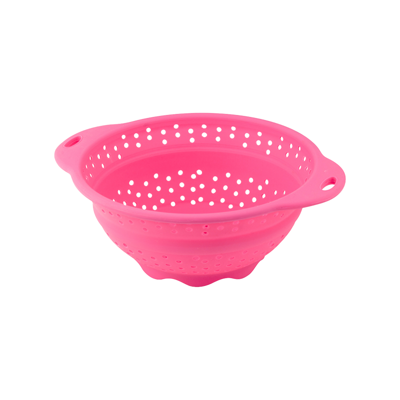 SY3017C silicone foldable colander/Large