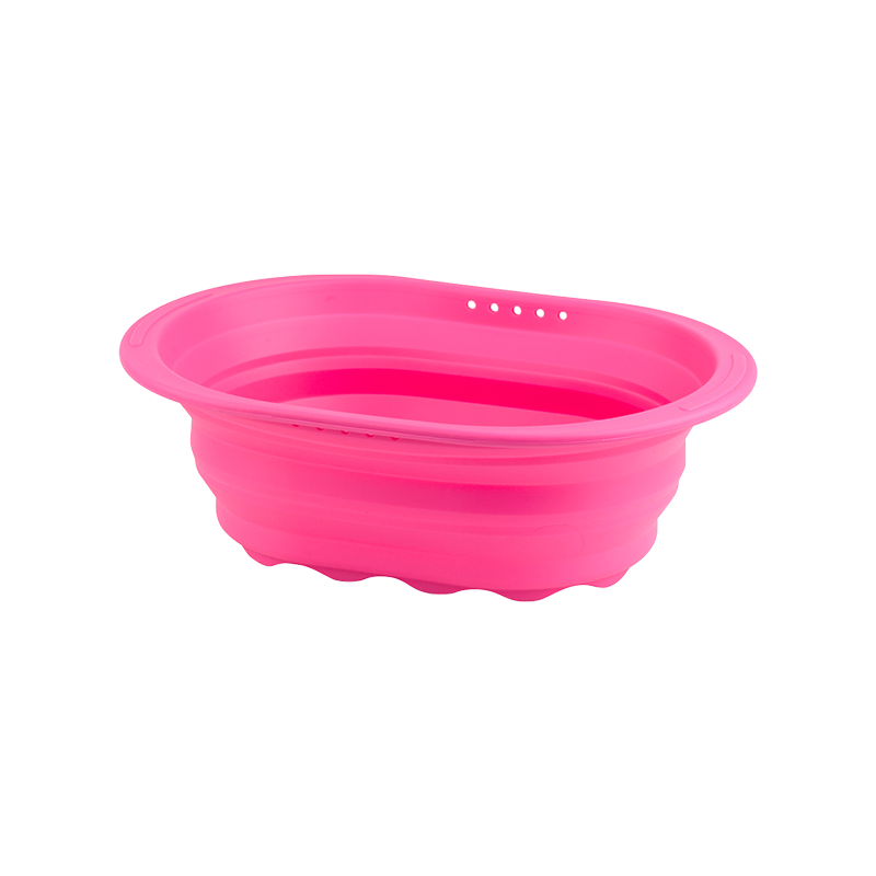 SY3019 silicone foldable colander/Extra large vegetable basket