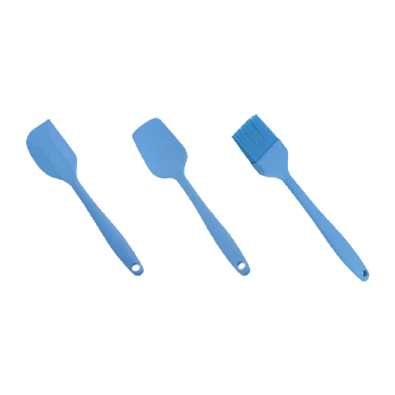 Food grade siilicone 3 pcs Silicone kitchen utensils set SMALL silicone spatula&brush