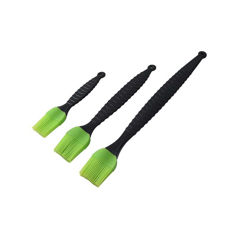 Food grade siilicone  BBQ brush 3 pcs set, oil brush, silicone pastry brush